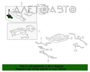 Ventil de purjare a vaporilor de combustibil Toyota Highlander 08-10 hibrid