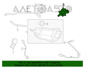 Supapa solenoidă de admisie pentru Lexus NX200t NX300 NX300h 15-21