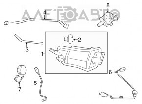 Supapa solenoidă de admisie pentru Lexus NX200t NX300 NX300h 15-21