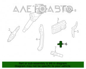 Датчик детонации Lexus RX350 16-22 2GR-FKS