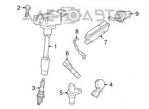 Датчик положения коленвала Toyota Prius V 12-17 2ZR-FXE