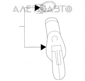 Датчик положения коленвала Toyota Highlander 20-22 3.5
