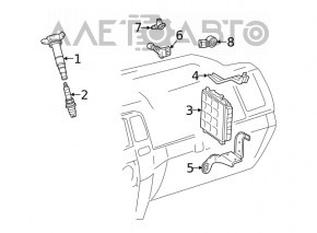 Senzorul de arbore cotit Toyota Avalon 13-18 3.5 2GR-FE