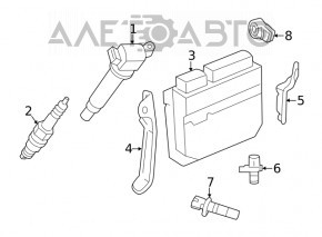 Senzorul de arbore cotit Toyota Camry v70 18- 2.5 A25A-FKS