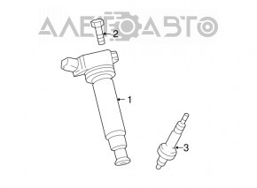 Катушка зажигания Lexus RX400h 06-09