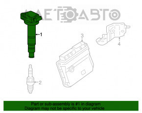 Bobina de aprindere Lexus CT200h 11-17 nouă OEM originală