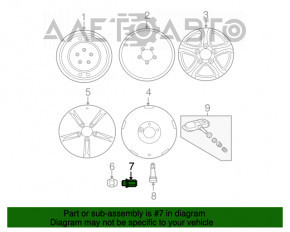 Гайка колесная d21 M14x1.5 Toyota Sequoia 08-16