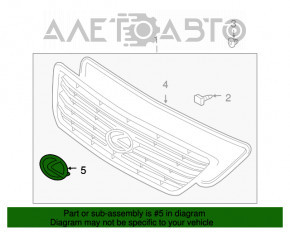 Эмблема значок решетки радиатора grill Lexus GX470 03-09