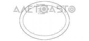 Emblema capac portbagaj spate Lexus IS250 IS300 IS350 06-13 nou original OEM