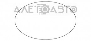 Emblema sigla Lexus pentru portiera portbagajului Lexus GX470 03-09, nou OEM original.