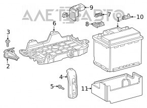 Baterie plus pentru Toyota Rav4 19- 2.5