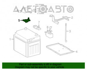 Terminalul bateriei plus Lexus LS460 LS600h 07-12