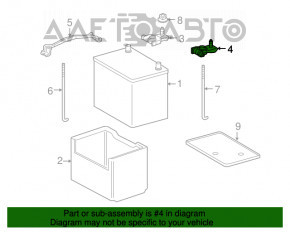 Baterie negativă pentru Toyota Rav4 13-18 hibrid, nouă, originală OEM