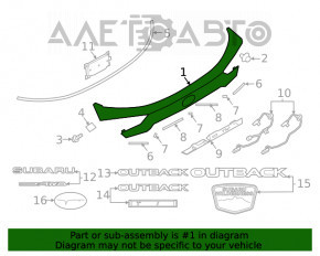 Capac portbagaj Subaru Outback 20-