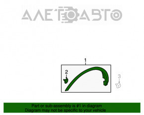 Capacul aripii din față stânga Subaru B9 Tribeca