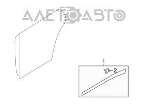 Capac usa inferioara spate stanga Subaru B9 Tribeca