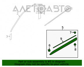 Capac usa inferioara fata dreapta Subaru Outback 20-