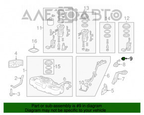 Крышка заливной горловины бензобака Acura MDX 14-20