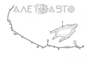 Montarea bumperului frontal Kia Optima 14-15 rest sub PTF.