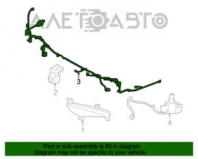 Montajul bumperului din spate pentru Hyundai Santa FE Sport 13-16 este compatibil cu senzorii de parcare.