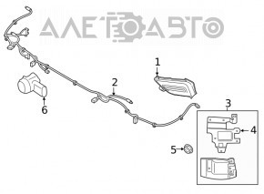 Montajul barei spate pentru Hyundai Santa Fe 19-20 keyless