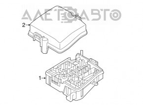 Capacul cutiei de sigurante sub capota Hyundai Santa FE Sport 17-18