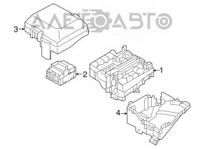 Capac cutie siguranțe compartiment motor Kia Optima 16 - nou original OEM