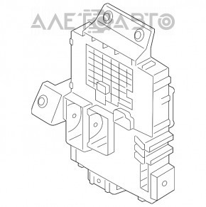 Blocul de siguranțe subtorpedou pentru Kia Forte 4d 17-18 restyled