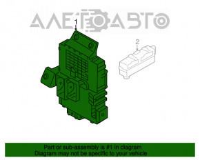 Blocul de siguranțe subtorpedou pentru Kia Forte 4d 17-18 restyled