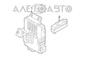 Blocul de siguranțe subtorpedou pentru Kia Forte 4d 17-18 restyled