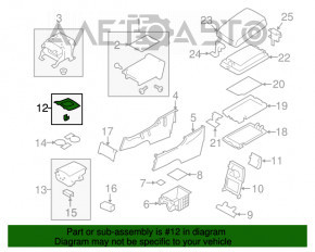 Maneta de schimbare a treptelor de viteze pentru Subaru b9 Tribeca