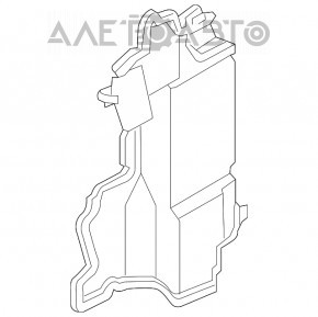 Deflectorul radiatorului stânga pentru Infiniti Q50 16- 3.0, nou, original OEM