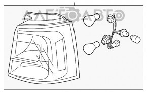 Lampa exterioară stânga aripă Kia Sorento 14-15, lampa de semnalizare.