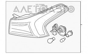 Lampa exterioară aripă stângă Hyundai Santa FE 19-20