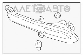 Lumina bara spate leu Kia Niro 17-19 HEV, PHEV nou original OEM