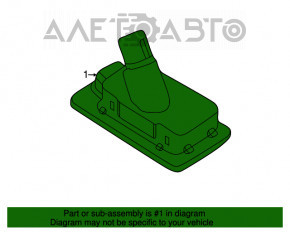 Iluminarea numărului capacului portbagajului stânga Hyundai Elantra UD 11-16 nou OEM original