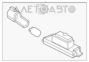 Lumina plăcuță de înmatriculare capac portbagaj dreapta Hyundai Sonata 18-19 nou original OEM