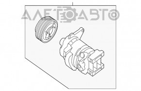 Compresorul de aer condiționat pentru Infiniti JX35 QX60 14-17 Hybrid