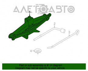 Домкрат Mitsubishi Outlander 14-21