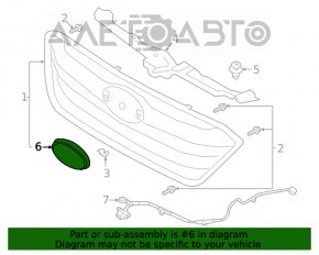 Emblema grilei radiatorului Subaru Outback 20-