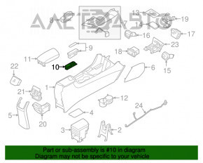 Butonul de încălzire a scaunelor Kia Niro 17-19 HEV, PHEV pentru încălzirea volanului și ventilarea scaunelor