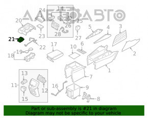 Butonul de parcare Hyundai Santa FE 19-20