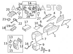 Кнопка паркинга Hyundai Santa FE 19-20