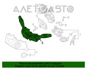 Comutatoarele de pe volan Kia Sorento 16-19 fără PTF