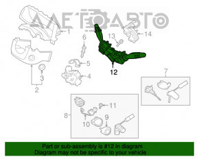 Comutatorul de sub volan asamblat cu chitara pentru Kia Niro 17-19 HEV, PHEV fără PTF.