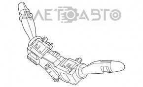 Подрулевые переключатели гитара в сборе Hyundai Elantra AD 17-18 под DRL, под auto