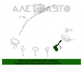 Cablu de direcție Kia Sorento 14-15 restilizat