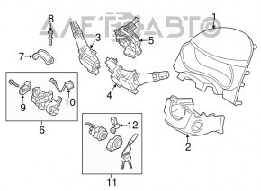 Руль голый Kia Forte 4d 14-16 дорест