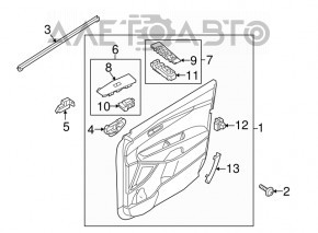 Controlul geamului electric din față, stânga, pentru Kia Sorento 16-18 sport