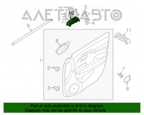 Controlul geamului electric din față dreapta Kia Soul 14-19